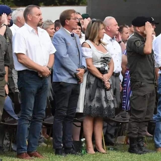Gestern würdevolle Angelobung der Rekruten des AAB3 der Kaserne Mistelbach.